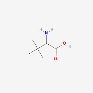 H-DL-Tle-OH chemical structure (CAS 33105-81-6)