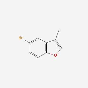 5-Bromo-3-methylbenzofuran chemical structure (CAS 33118-85-3)