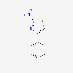 4-Phenyloxazol-2-amine chemical structure (CAS 33119-65-2)