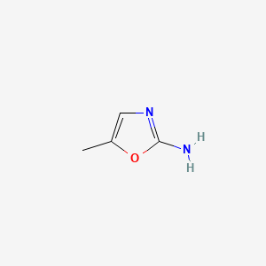 5-Methyloxazol-2-amine chemical structure (CAS 33124-04-8)