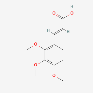 3-(2,3,4-Trimethoxyphenyl)acrylic acid chemical structure (CAS 33130-03-9)