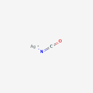 Silver cyanate chemical structure (CAS 3315-16-0)