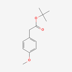 tert-Butyl 2-(4-methoxyphenyl)acetate chemical structure (CAS 33155-61-2)