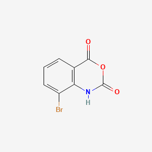 8-Bromo-1H-benzo[d][1,3]oxazine-2,4-dione chemical structure (CAS 331646-98-1)