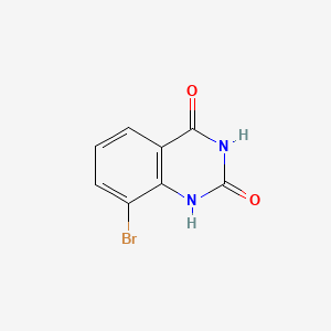 8-Bromoquinazoline-2,4-diol chemical structure (CAS 331646-99-2)