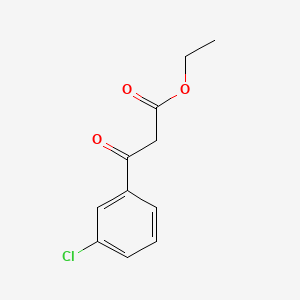 Ethyl (3-chlorobenzoyl)acetate chemical structure (CAS 33167-21-4)