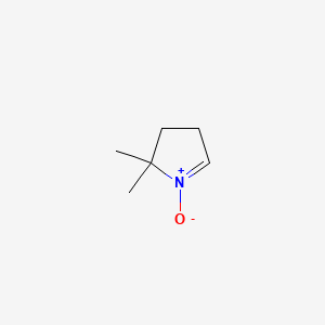 5,5-Dimethyl-1-pyrroline N-oxide chemical structure (CAS 3317-61-1)