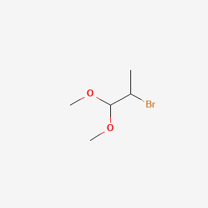2-Bromo-1,1-dimethoxypropane chemical structure (CAS 33170-72-8)