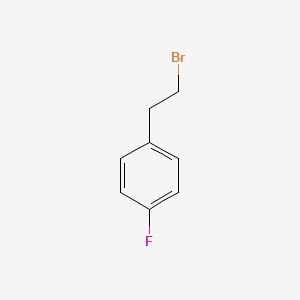 1-Fluoro-4-(2-bromoethyl)benzene chemical structure (CAS 332-42-3)