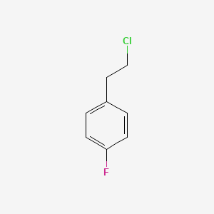1-(2-Chloroethyl)-4-fluorobenzene chemical structure (CAS 332-43-4)