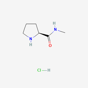 (S)-N-Methylpyrrolidine-2-carboxamide hydrochloride chemical structure (CAS 33208-98-9)