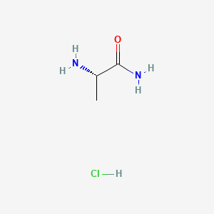 H-Ala-NH2.HCl chemical structure (CAS 33208-99-0)