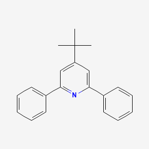 4-(tert-Butyl)-2,6-diphenylpyridine chemical structure (CAS 332177-83-0)