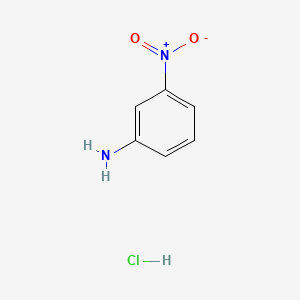 3-Nitroaniline hydrochloride chemical structure (CAS 33240-96-9)