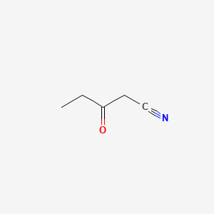 3-Oxopentanenitrile chemical structure (CAS 33279-01-5)