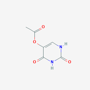 2,4-Dioxo-1,2,3,4-tetrahydropyrimidin-5-yl acetate chemical structure (CAS 3328-20-9)