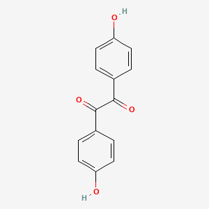 1,2-Bis(4-hydroxyphenyl)ethane-1,2-dione chemical structure (CAS 33288-79-8)