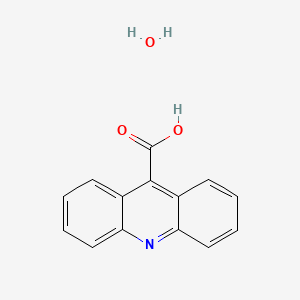 Acridine-9-carboxylic acid xhydrate chemical structure (CAS 332927-03-4)