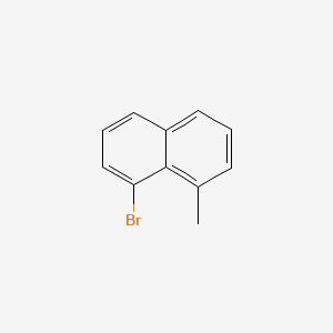 1-Bromo-8-methylnaphthalene chemical structure (CAS 33295-37-3)