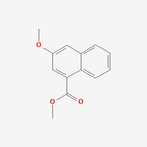 Methyl 3-methoxy-1-naphthoate chemical structure (CAS 33295-56-6)