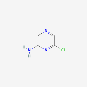 2-Amino-6-chloropyrazine chemical structure (CAS 33332-28-4)