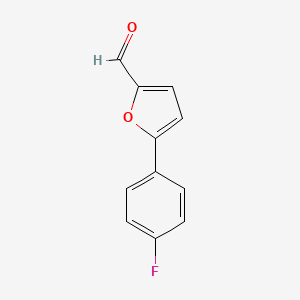 5-(4-Fluorophenyl)furan-2-carbaldehyde chemical structure (CAS 33342-17-5)