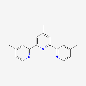 4,4',4''-Trimethyl-2,2':6',2''-terpyridine chemical structure (CAS 33354-75-5)