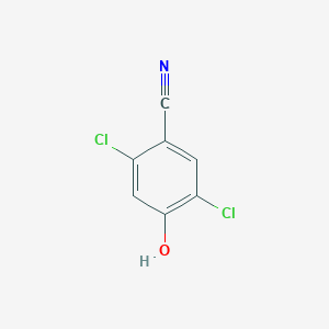 2,5-Dichloro-4-hydroxybenzonitrile chemical structure (CAS 3336-18-3)