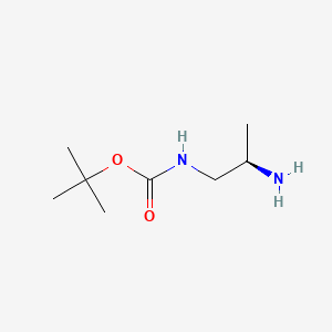 (R)-tert-Butyl (2-aminopropyl)carbamate chemical structure (CAS 333743-54-7)