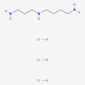 N1-(3-Aminopropyl)butane-1,4-diamine trihydrochloride chemical structure (CAS 334-50-9)