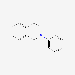 2-Phenyl-1,2,3,4-tetrahydroisoquinoline chemical structure (CAS 3340-78-1)