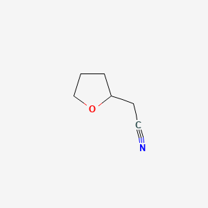 2-(Tetrahydrofuran-2-yl)acetonitrile chemical structure (CAS 33414-62-9)