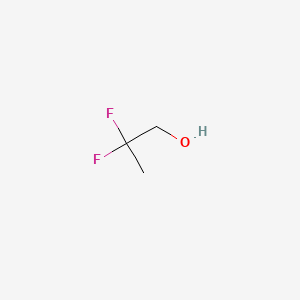 2,2-Difluoropropan-1-ol chemical structure (CAS 33420-52-9)