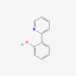 2-(Pyridin-2-yl)phenol chemical structure (CAS 33421-36-2)