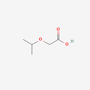 2-Isopropoxyacetic acid chemical structure (CAS 33445-07-7)