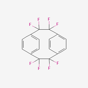 1,1,2,2,9,9,10,10-Octafluoro[2.2]paracyclophane chemical structure (CAS 3345-29-7)