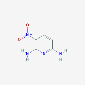 3-Nitropyridine-2,6-diamine chemical structure (CAS 3346-63-2)