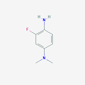 3-Fluoro-N1,N1-dimethylbenzene-1,4-diamine chemical structure (CAS 334905-81-6)