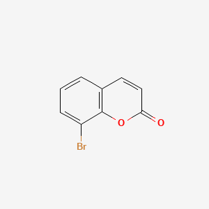 8-Bromo-2H-chromen-2-one chemical structure (CAS 33491-30-4)