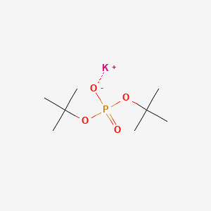 Potassium di-tert-butyl phosphate chemical structure (CAS 33494-80-3)