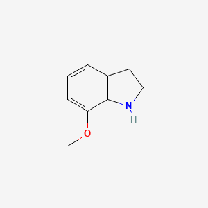 7-Methoxyindoline chemical structure (CAS 334986-99-1)