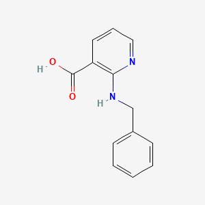 2-(Benzylamino)nicotinic acid chemical structure (CAS 33522-80-4)