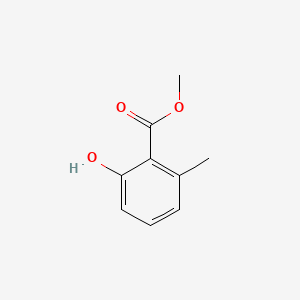 Methyl 2-hydroxy-6-methylbenzoate chemical structure (CAS 33528-09-5)