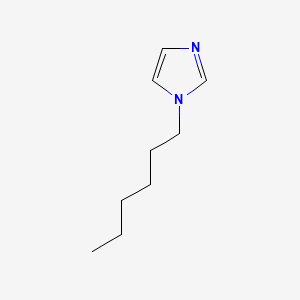 1-Hexylimidazole chemical structure (CAS 33529-01-0)