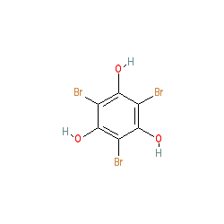 2,4,6-Tribromobenzene-1,3,5-triol chemical structure (CAS 3354-82-3)