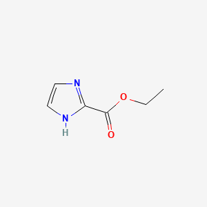 Ethyl 1H-imidazole-2-carboxylate chemical structure (CAS 33543-78-1)