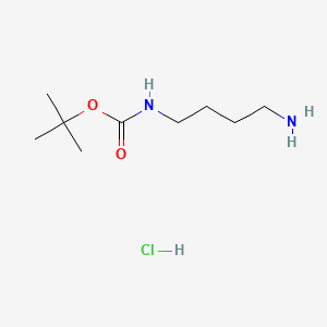 tert-Butyl (4-aminobutyl)carbamate hydrochloride chemical structure (CAS 33545-98-1)