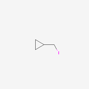 (Iodomethyl)cyclopropane chemical structure (CAS 33574-02-6)