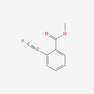 Methyl 2-ethynylbenzoate chemical structure (CAS 33577-99-0)