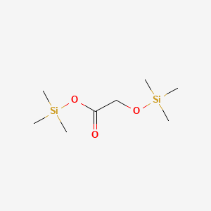 Trimethylsilyl 2-((trimethylsilyl)oxy)acetate chemical structure (CAS 33581-77-0)